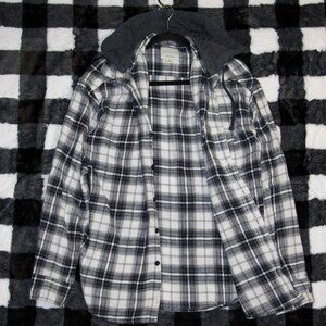 American Eagle Super Soft Hooded Flannel (Removable Hood) Men’s M